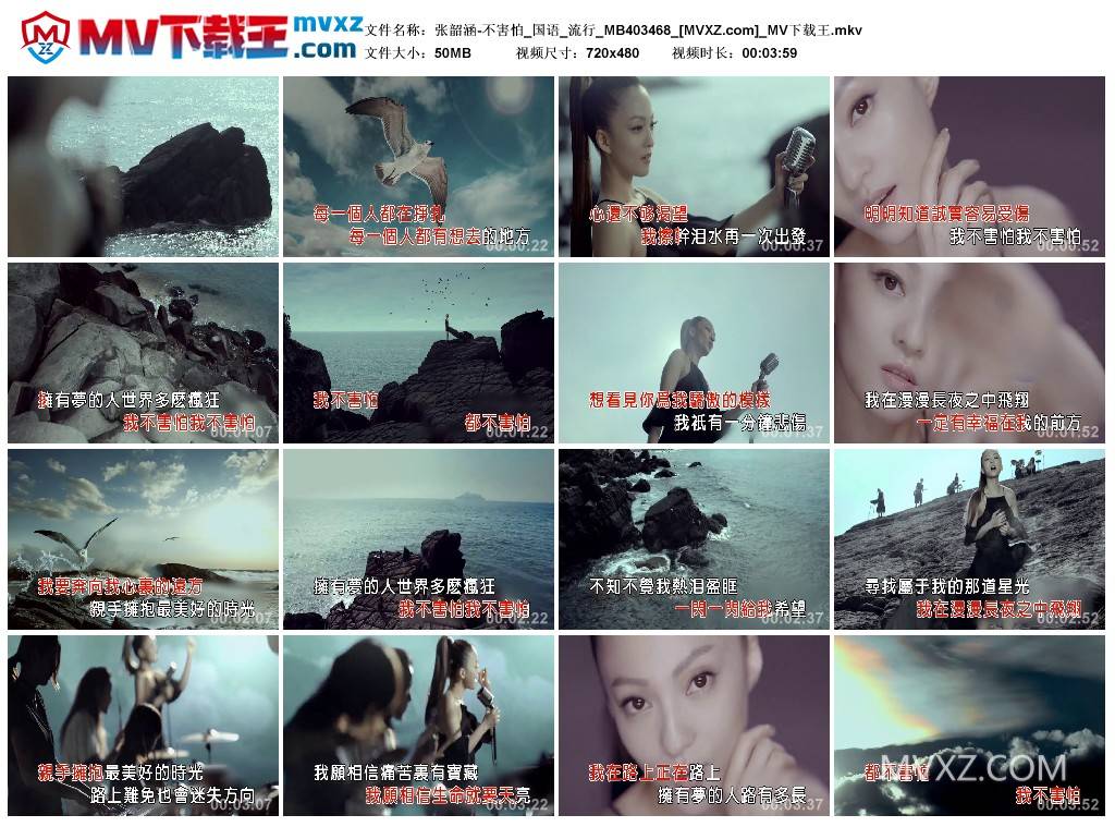 张韶涵-不害怕_国语_流行_MB403468